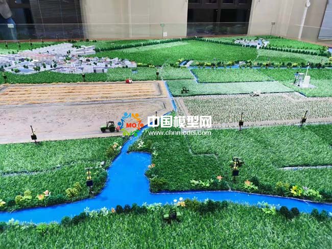 古林大田數字農業，智慧農業綜合數字解決方案沙盤模型